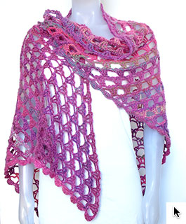 Doo-Wop Gehaakte sjaal lichtgrijs kabel steek casual uitstraling Accessoires Sjaals Gehaakte sjaals 